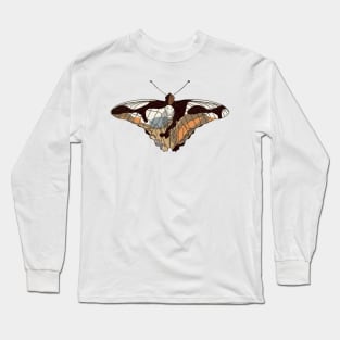 modern abstract butterfly Long Sleeve T-Shirt